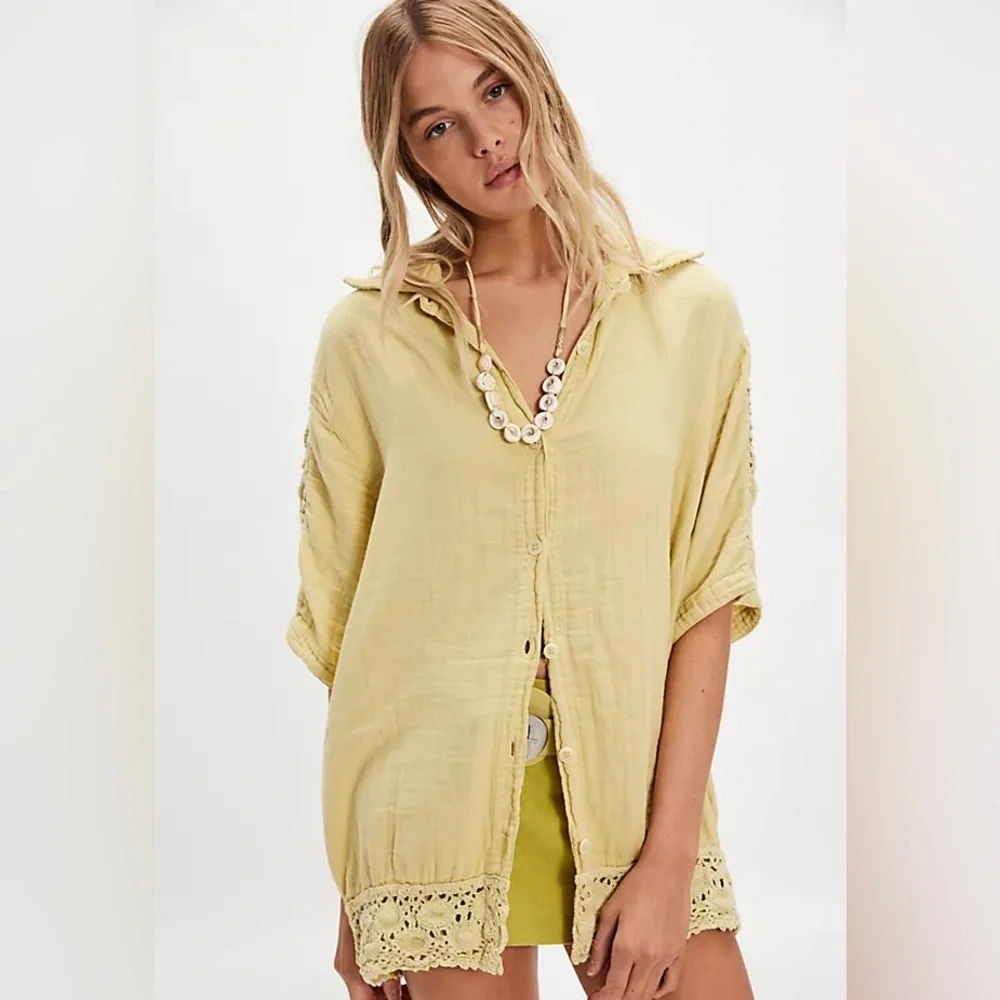 Free People | Chemise en Dentelle CP Shades / Size M